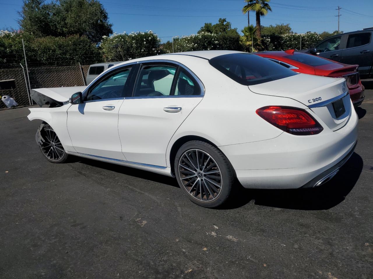2020 Mercedes-Benz C 300 white null gasoline WDDWF8DB1LR534648 photo #3