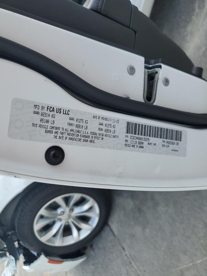 2016 Chrysler 300 Limited VIN: 2C3CCAAG0GH135379 Lot: 81607545