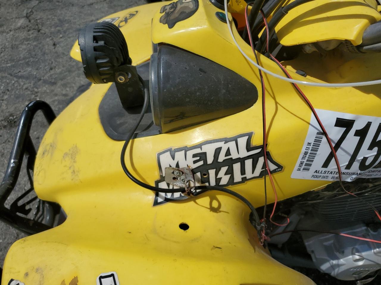 2004 Honda Trx400 Ex VIN: 478TE230X44402864 Lot: 71520995