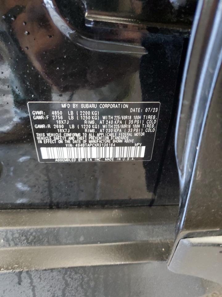 2024 Subaru Outback Touring VIN: 4S4BTAPCXR3136164 Lot: 84257415