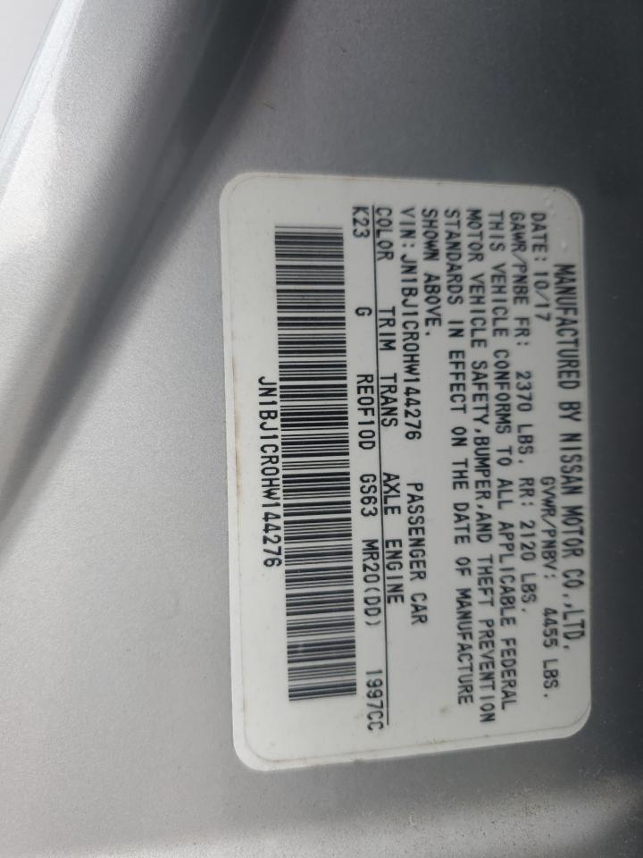 2017 Nissan Rogue Sport S VIN: JN1BJ1CR0HW144276 Lot: 71896525