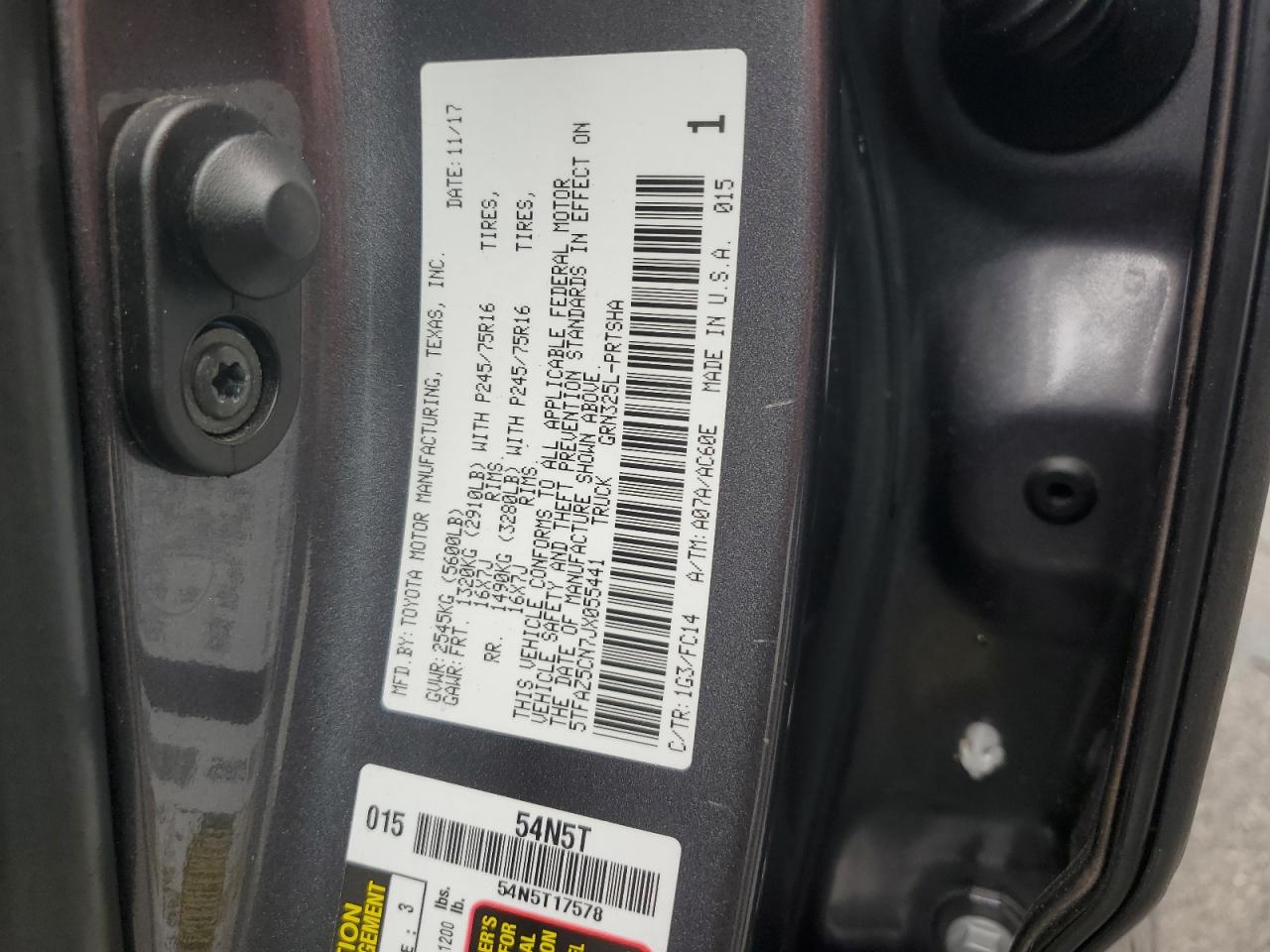 2018 Toyota Tacoma Double Cab VIN: 5TFAZ5CN7JX055441 Lot: 81888745