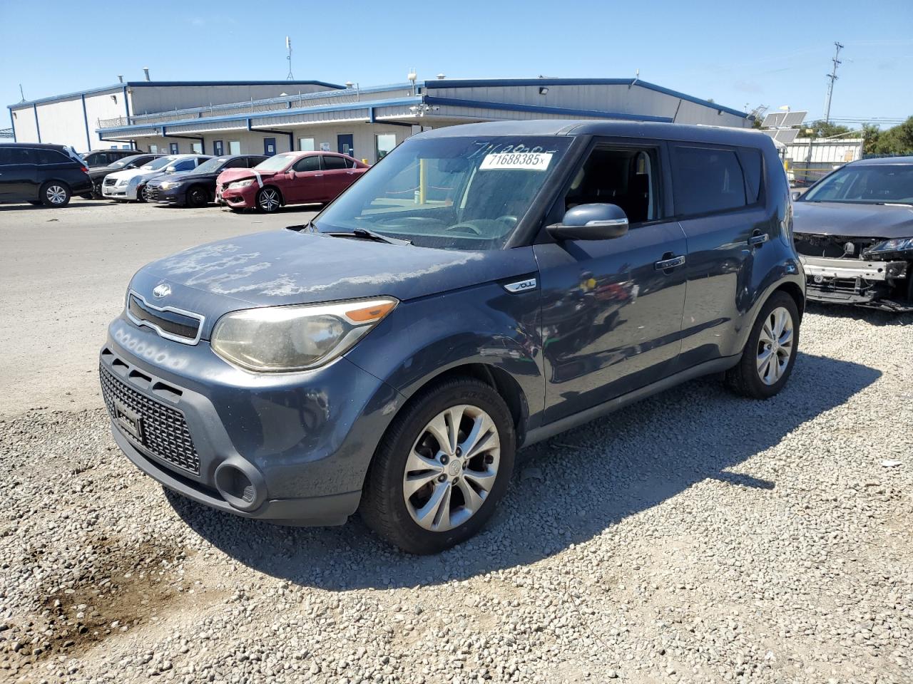 2014 Kia Soul + grey null gasoline KNDJP3A54E7032542 photo #1