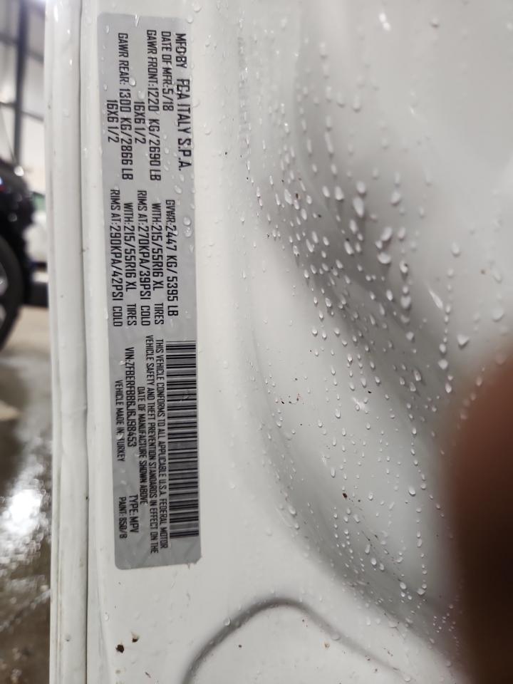 2018 Ram Promaster City Slt VIN: ZFBERFBB6J6J98453 Lot: 83954235