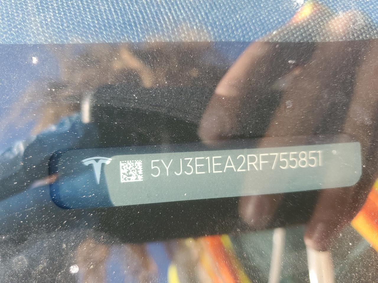 2024 Tesla Model 3 VIN: 5YJ3E1EA2RF755851 Lot: 72042465