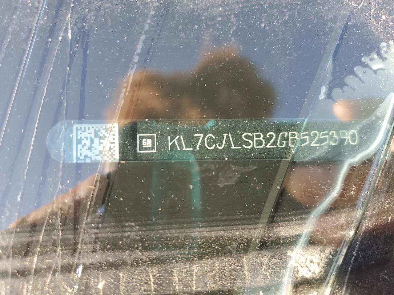 2016 Chevrolet Trax 1Lt VIN: KL7CJLSB2GB525390 Lot: 84215415