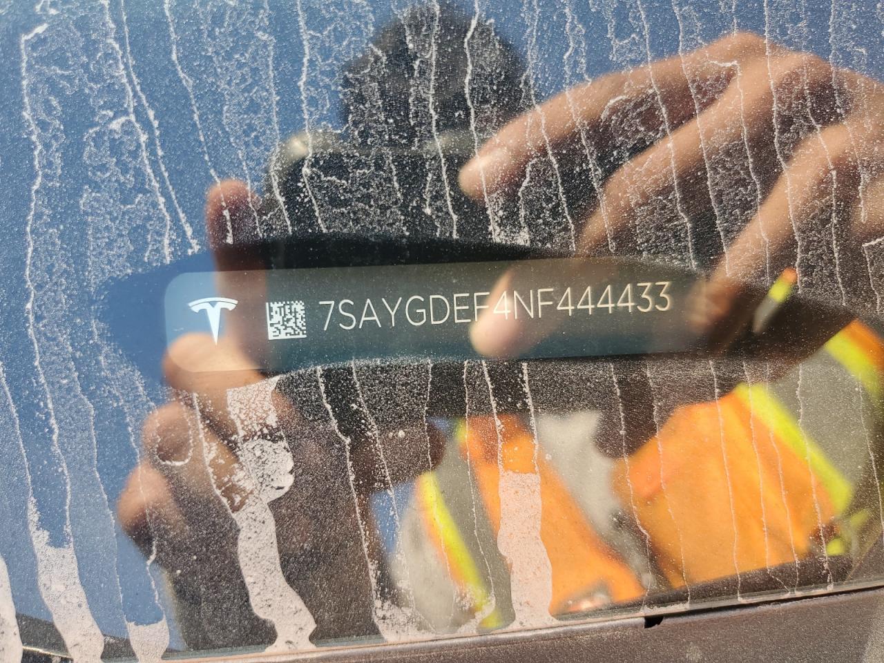 2022 Tesla Model Y VIN: 7SAYGDEF4NF444433 Lot: 71885595