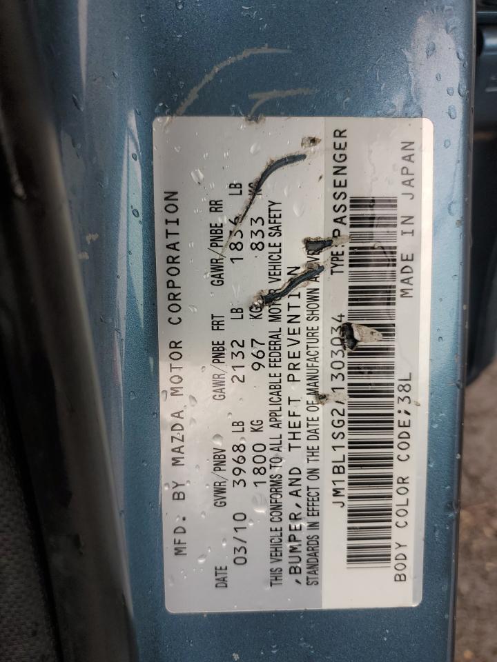 2010 Mazda 3 I VIN: JM1BL1SG2A1303034 Lot: 81803685