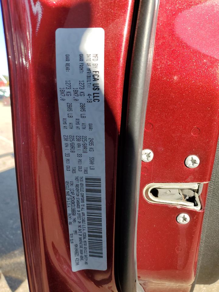 2019 Jeep Cherokee Limited VIN: 1C4PJMDX9KD138660 Lot: 81036675