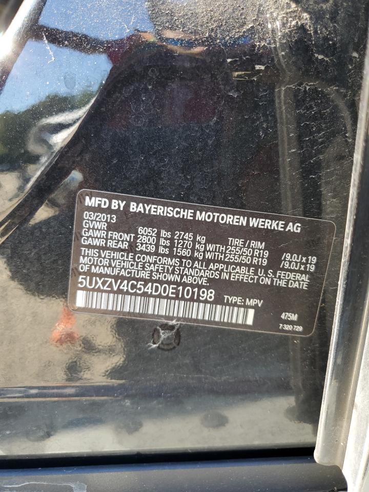 2013 BMW X5 xDrive35I VIN: 5UXZV4C54D0E10198 Lot: 80177865