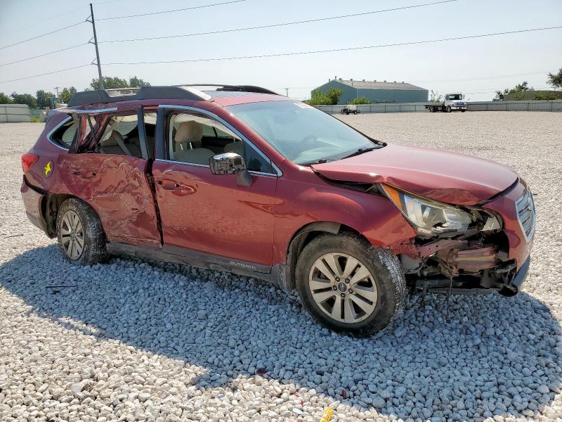  SUBARU OUTBACK 2017 Czerwony