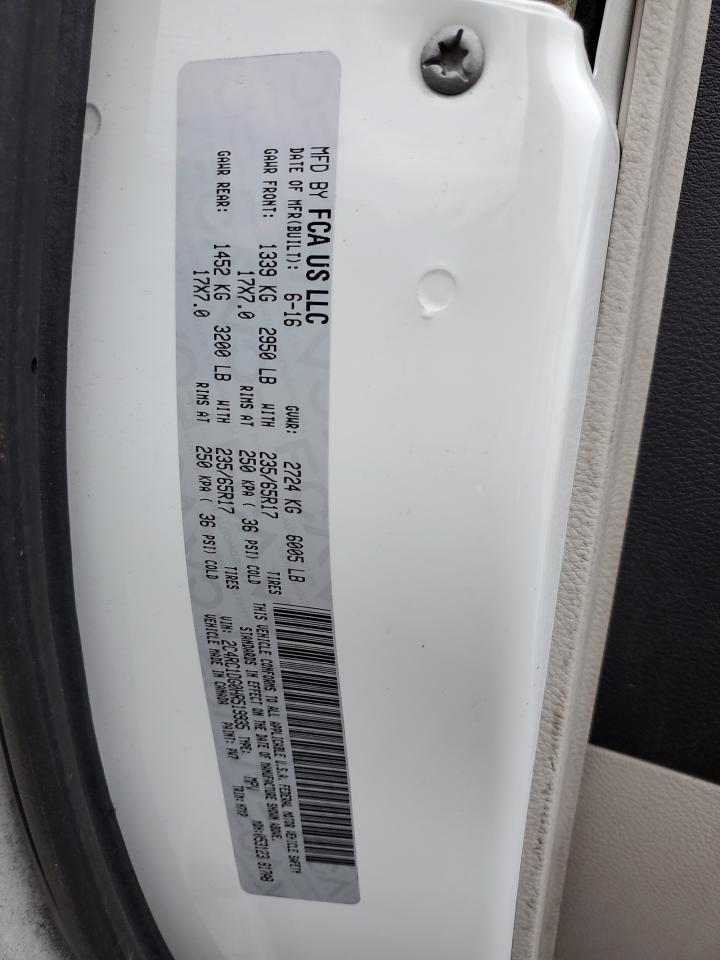 2017 Chrysler Pacifica Touring VIN: 2C4RC1DG0HR519935 Lot: 80837405