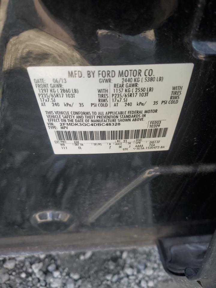 2013 Ford Edge Se VIN: 2FMDK3GC4DBC48328 Lot: 71797075