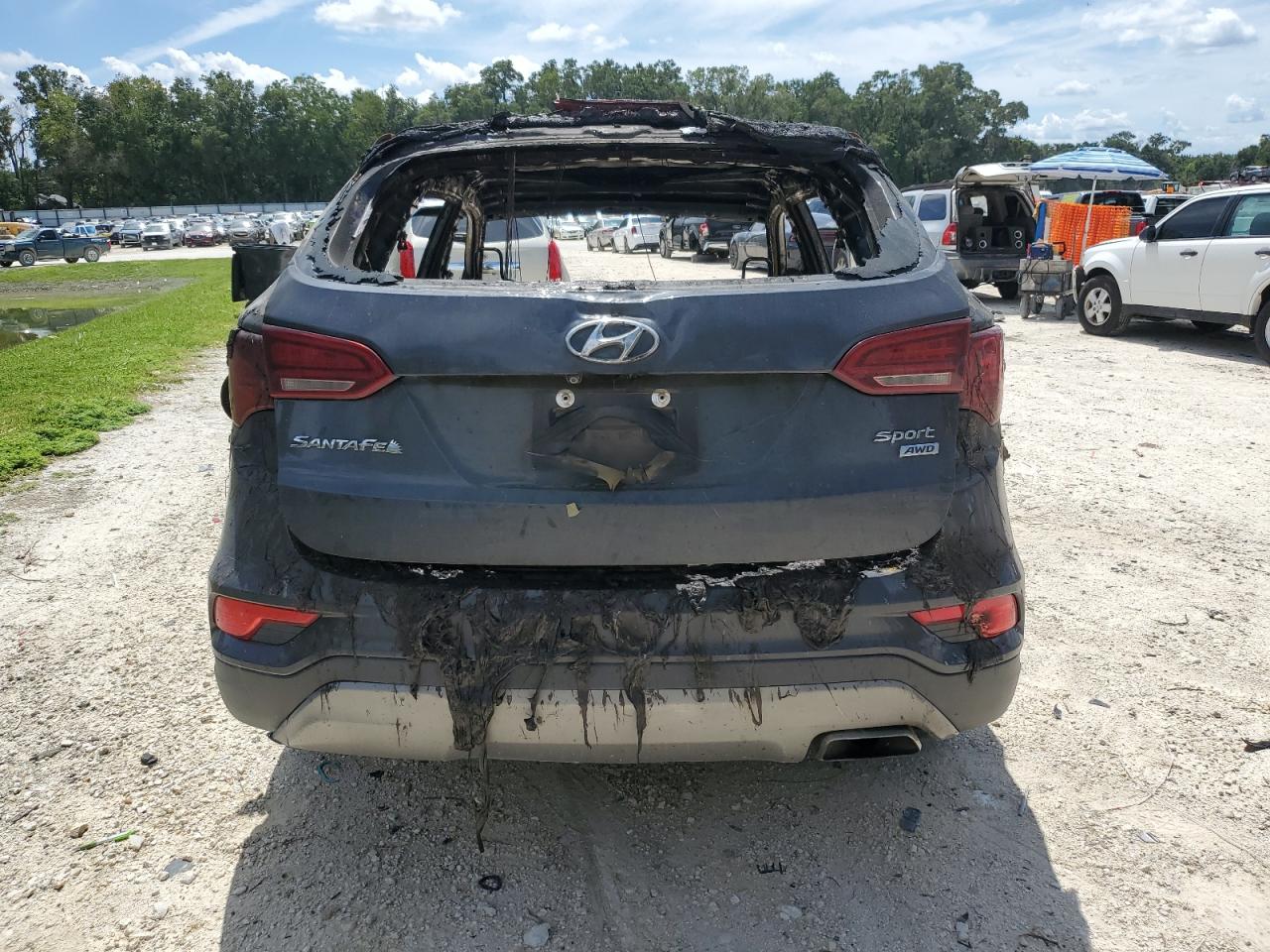 2017 Hyundai Santa Fe Sport VIN: 5XYZTDLB6HG453628 Lot: 71028835
