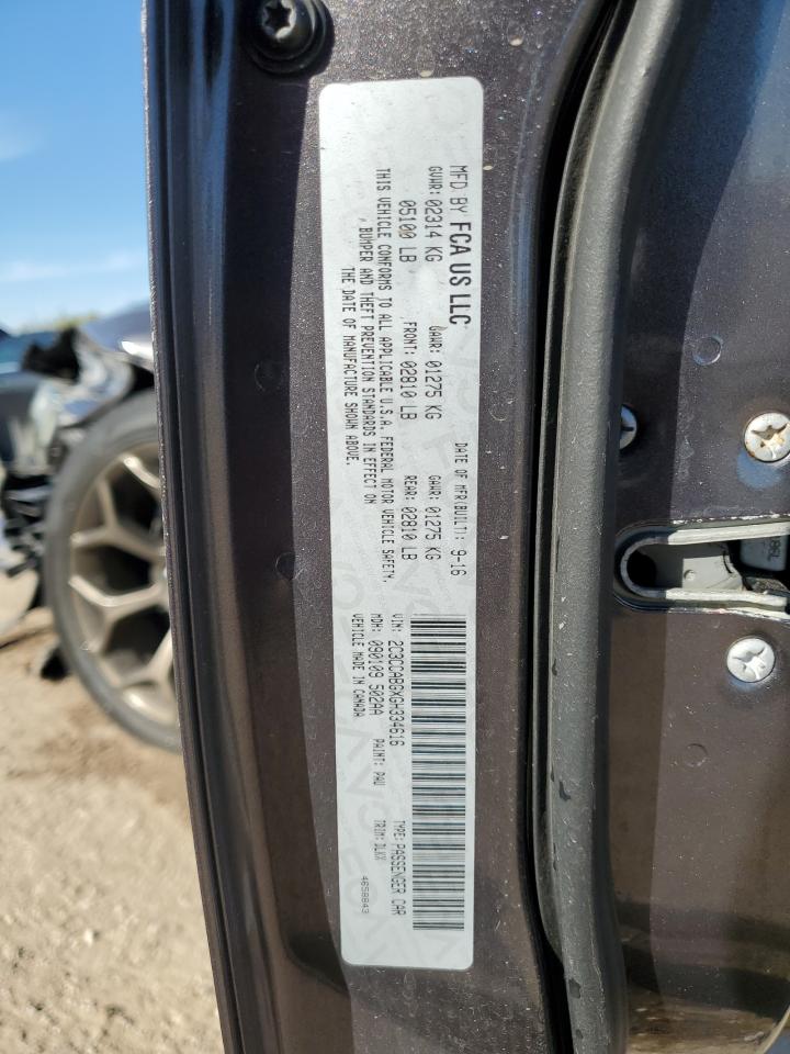 2016 Chrysler 300 S VIN: 2C3CCABGXGH334616 Lot: 84454325