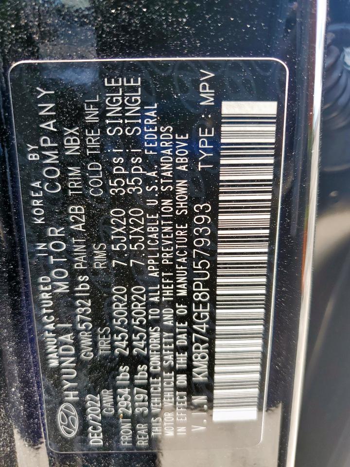 2023 Hyundai Palisade Calligraphy VIN: KM8R74GE8PU579393 Lot: 71544855