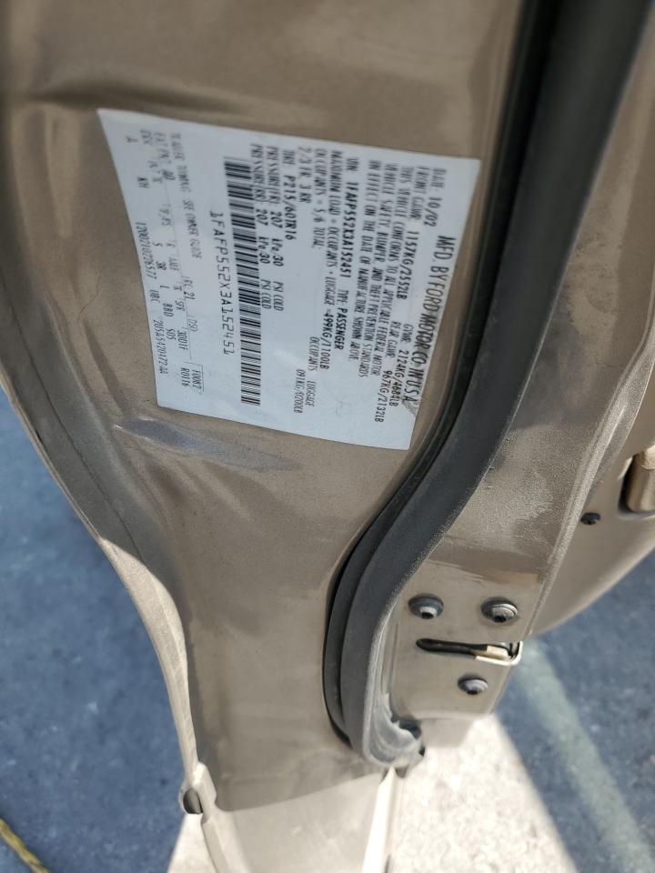 2003 Ford Taurus Ses VIN: 1FAFP552X3A152451 Lot: 90650295