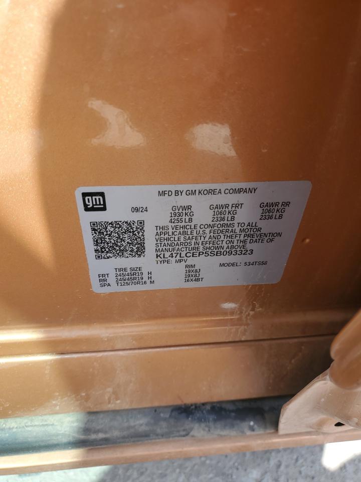 2025 Buick Envista Avenir VIN: KL47LCEP5SB093323 Lot: 83865105