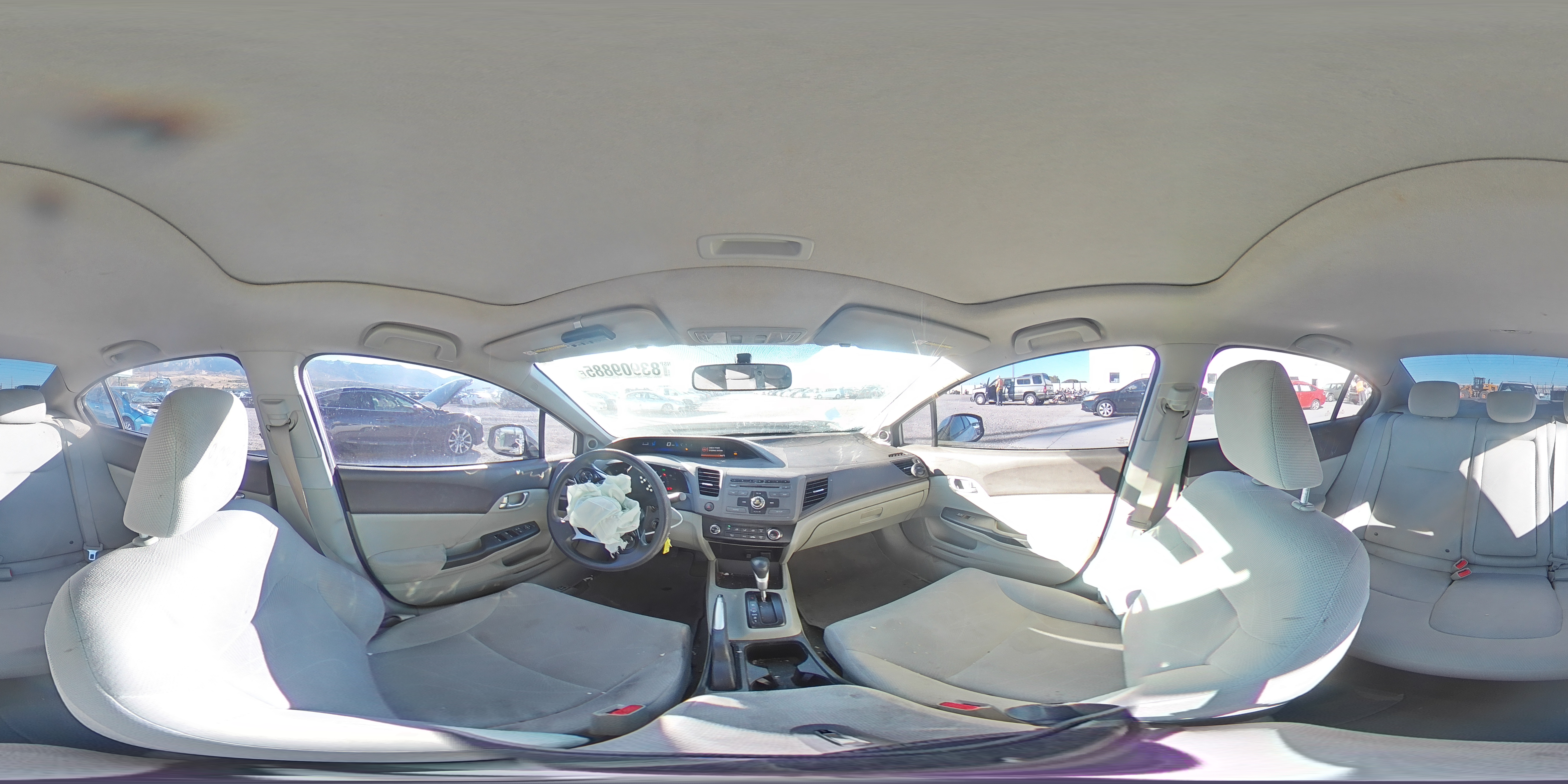 2012 Honda Civic Ex VIN: 2HGFB2F80CH596693 Lot: 83909885