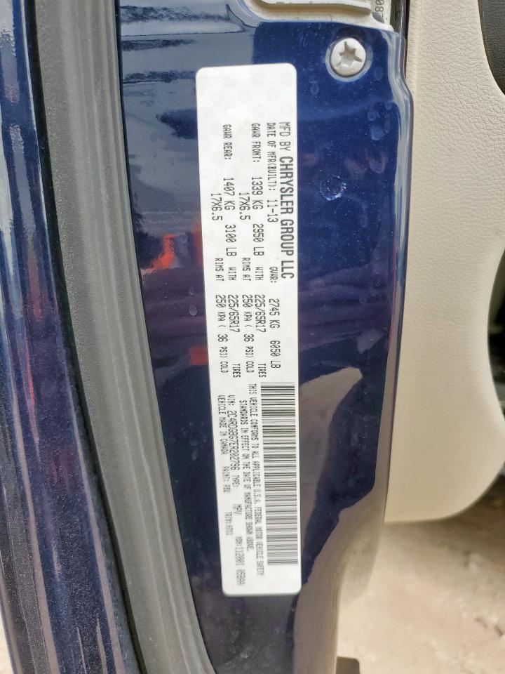 2014 Dodge Grand Caravan Se VIN: 2C4RDGBG7ER202796 Lot: 81332715