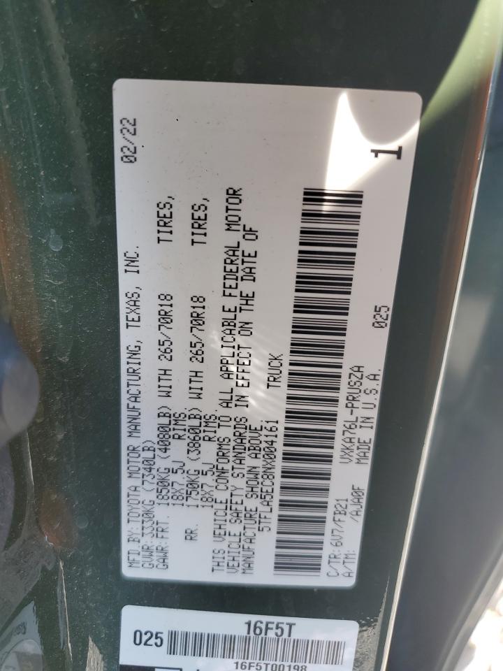 2022 Toyota Tundra Crewmax Sr5 VIN: 5TFLA5EC8NX004161 Lot: 80637275