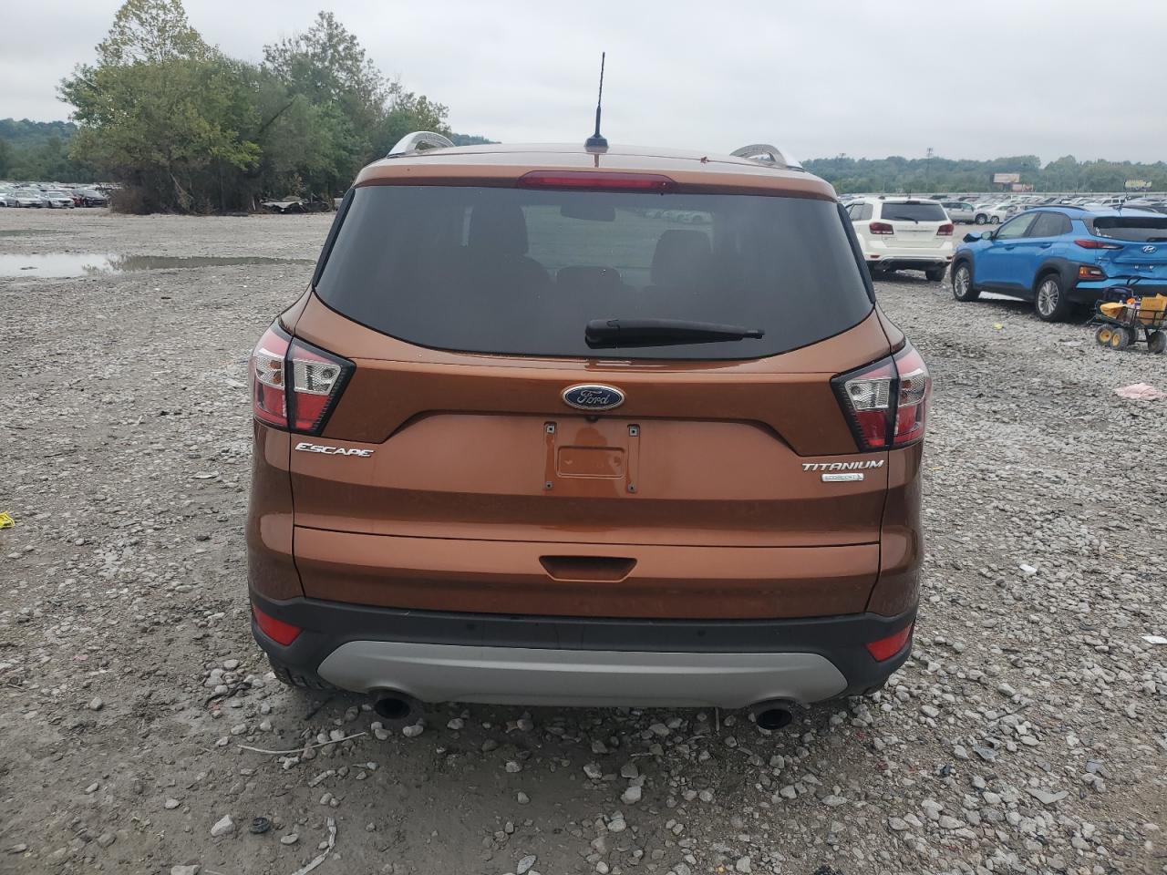 2017 Ford Escape Titanium VIN: 1FMCU0JD5HUD58892 Lot: 81514305