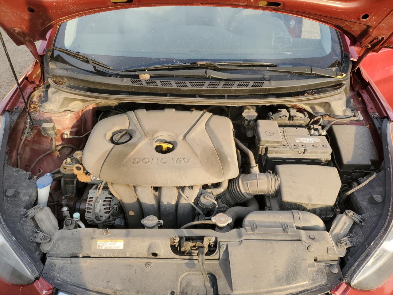 2012 Hyundai Elantra Gls VIN: 5NPDH4AEXCH084542 Lot: 80881925