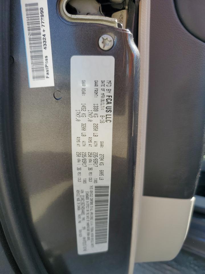 2017 Chrysler Pacifica Touring L VIN: 2C4RC1BG7HR544091 Lot: 84189345