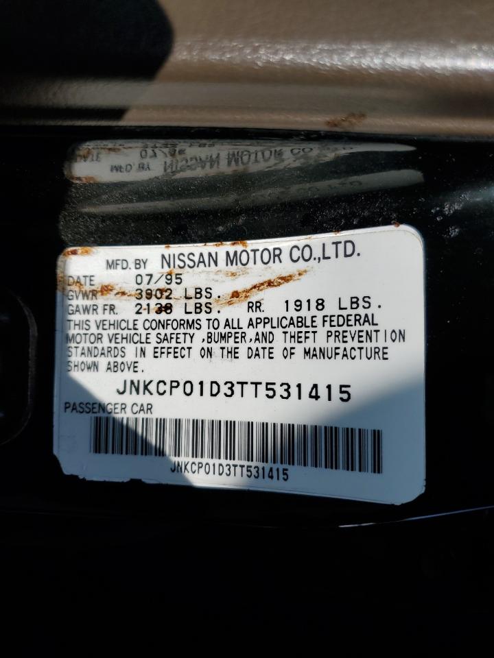 1996 Infiniti G20 VIN: JNKCP01D3TT53141 Lot: 71916975