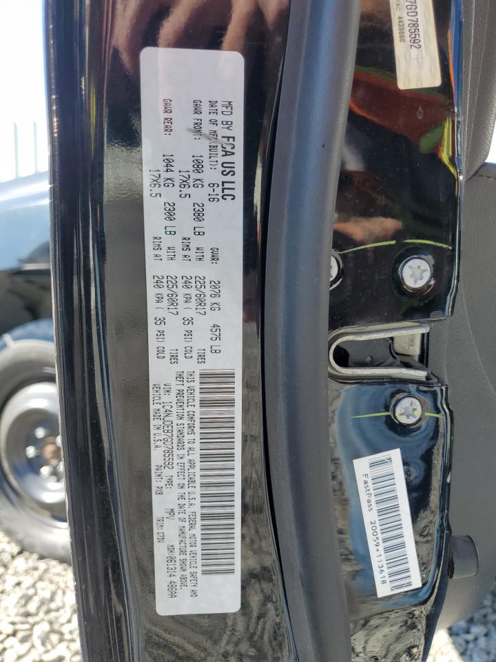 2016 Jeep Compass Latitude VIN: 1C4NJDEB7GD785592 Lot: 71160795