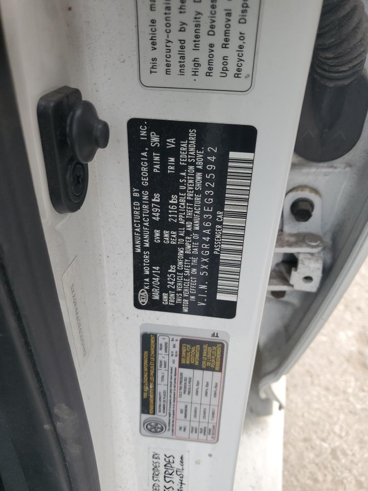 2014 Kia Optima Sx VIN: 5XXGR4A63EG325942 Lot: 81378815