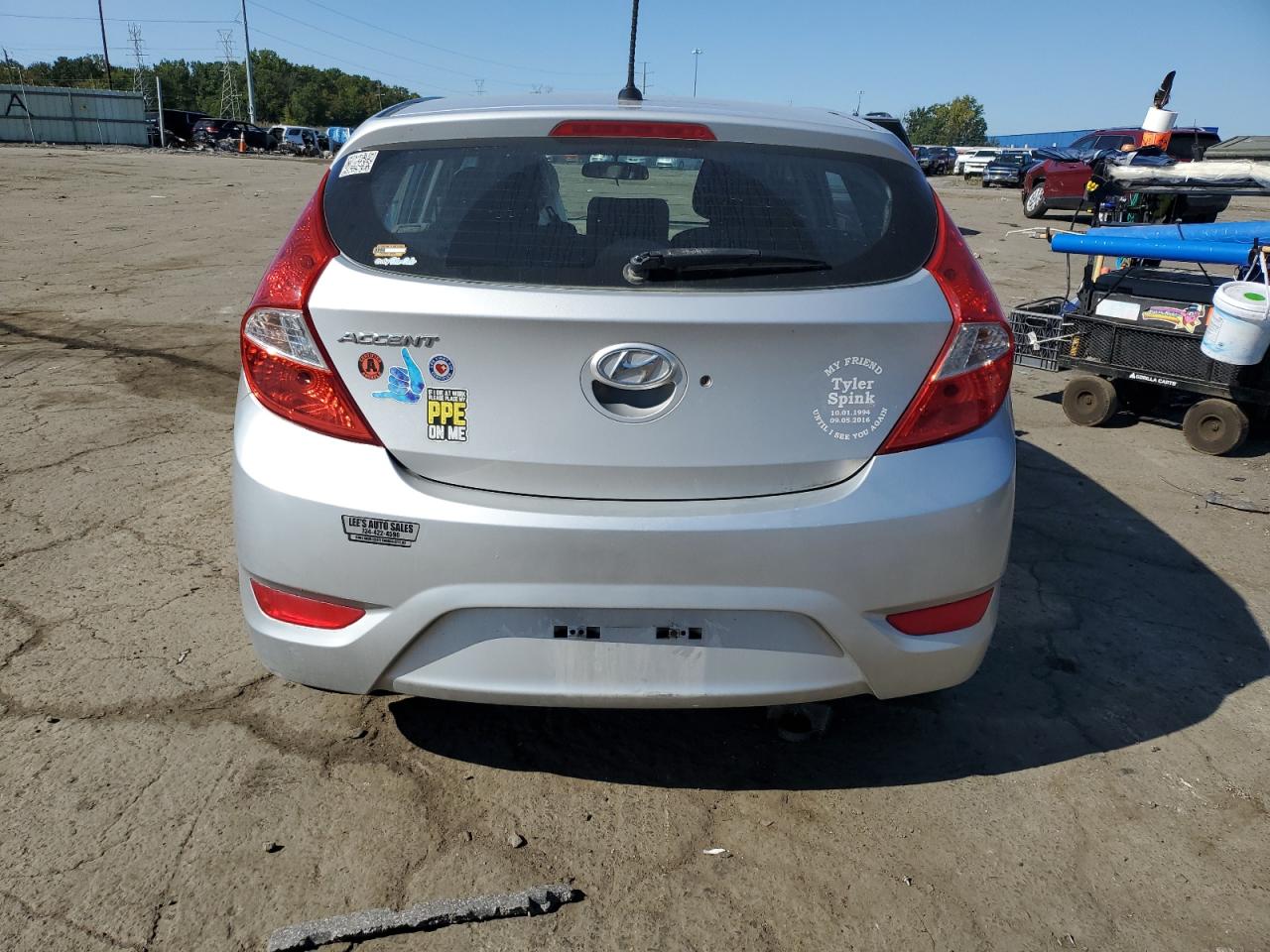 2016 Hyundai Accent Se VIN: KMHCT5AE8GU255201 Lot: 70810295