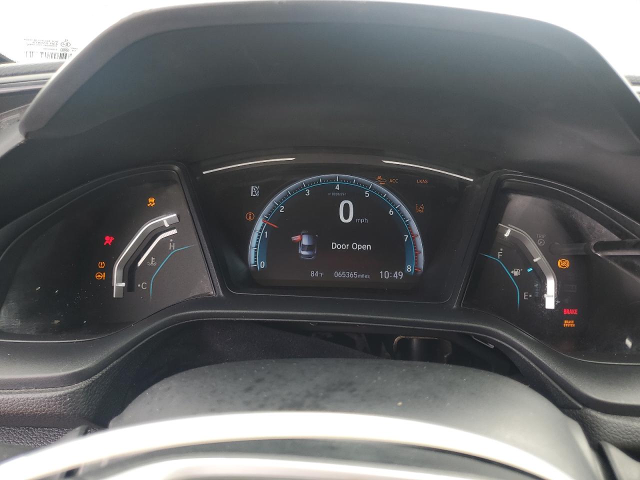 2019 Honda Civic Lx VIN: 2HGFC2F63KH586864 Lot: 80536655