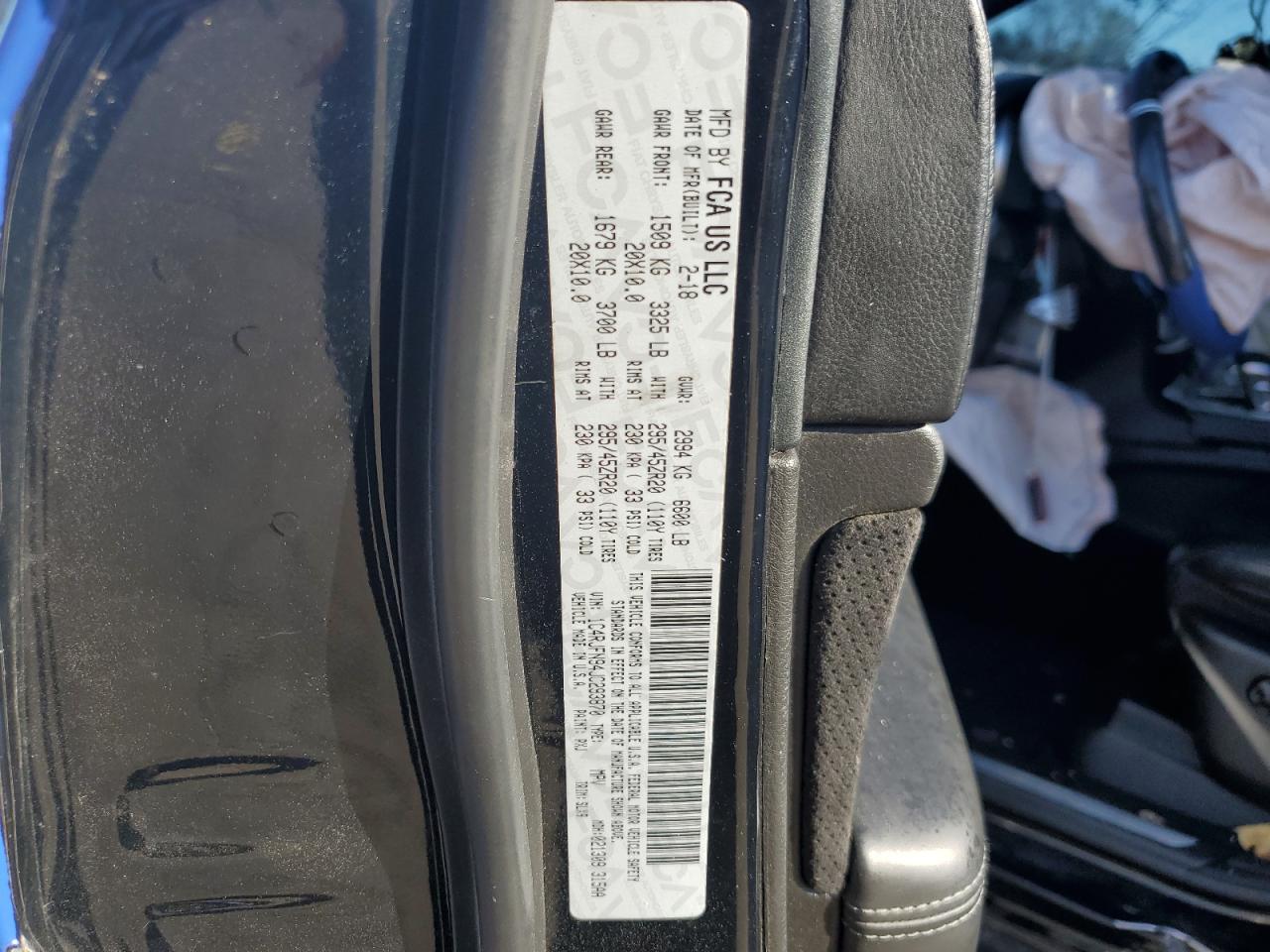 2018 Jeep Grand Cherokee Trackhawk VIN: 1C4RJFN94JC293870 Lot: 81343875