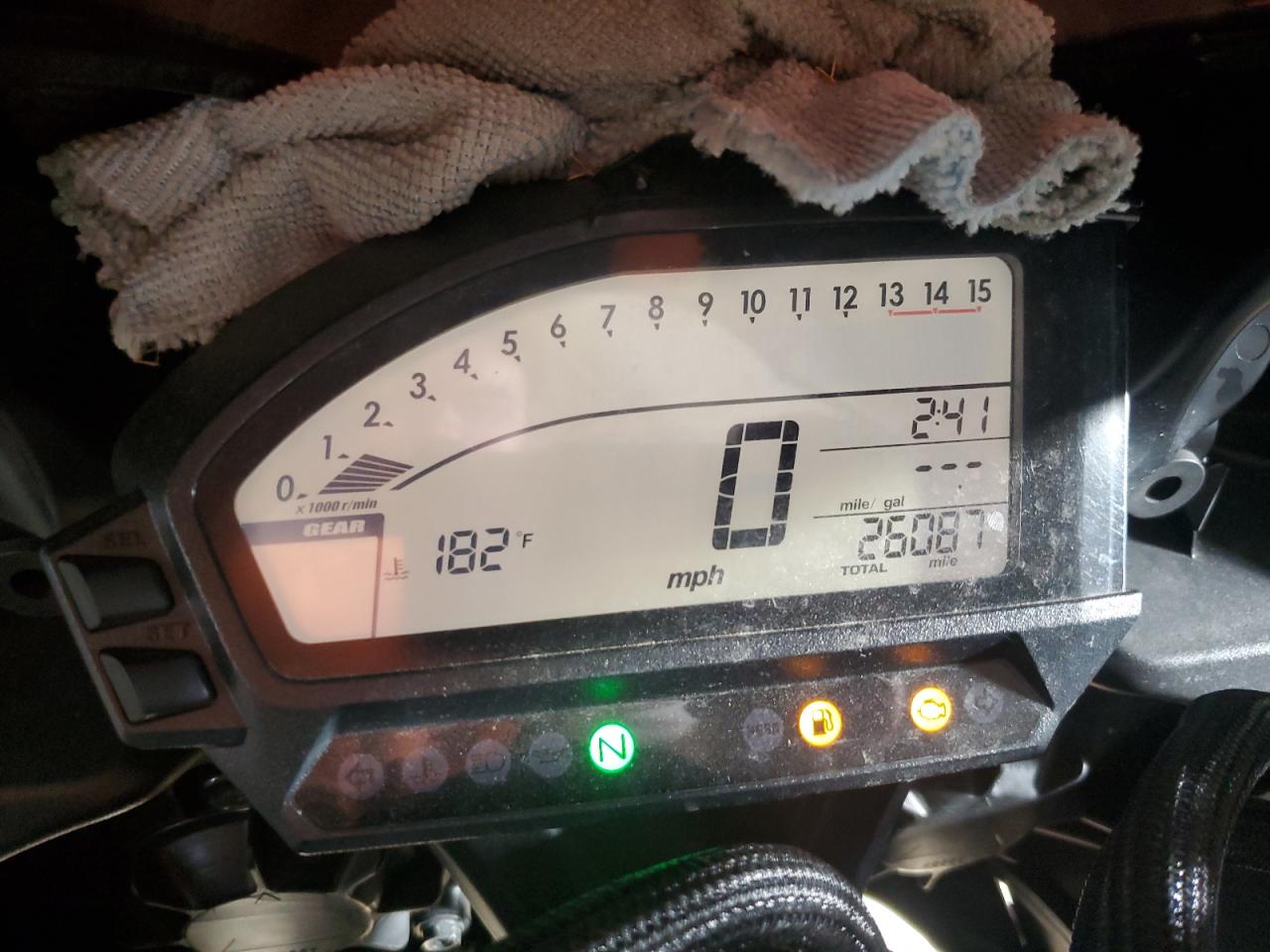 2012 Honda Cbr1000 Rr VIN: JH2SC590XCK400874 Lot: 81390355