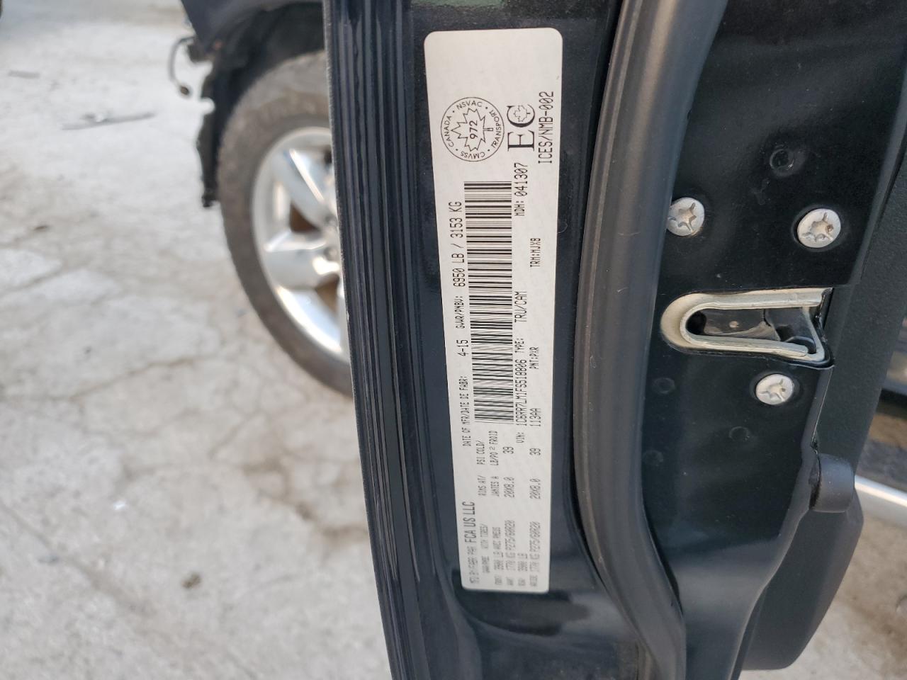 2015 Ram 1500 Slt VIN: 1C6RR7LM1FS518806 Lot: 70574705