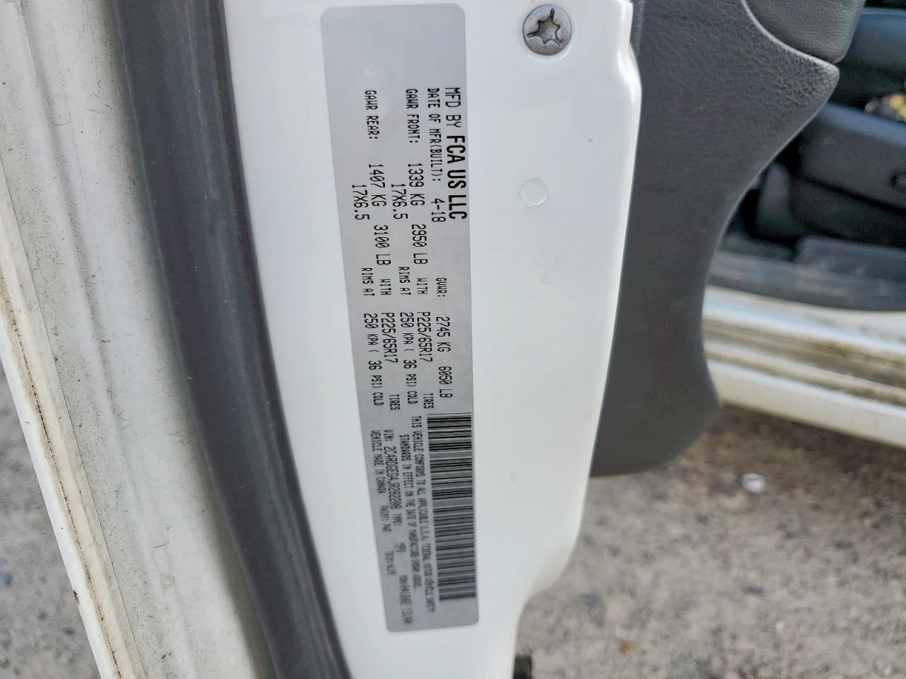 2018 Dodge Grand Caravan Gt VIN: 2C4RDGEG4JR282208 Lot: 81609305