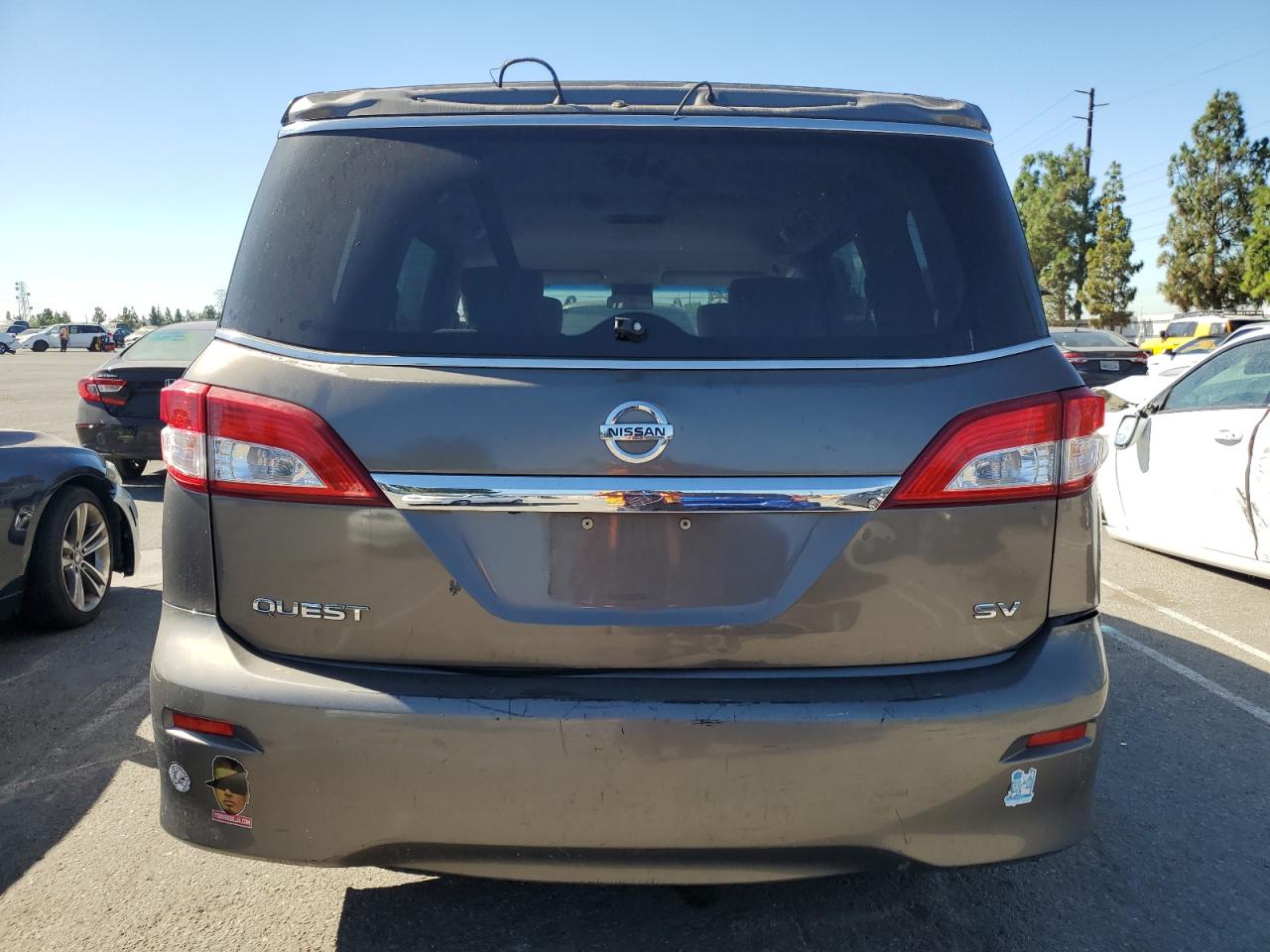 2017 Nissan Quest S VIN: JN8AE2KP6H9165994 Lot: 71748575