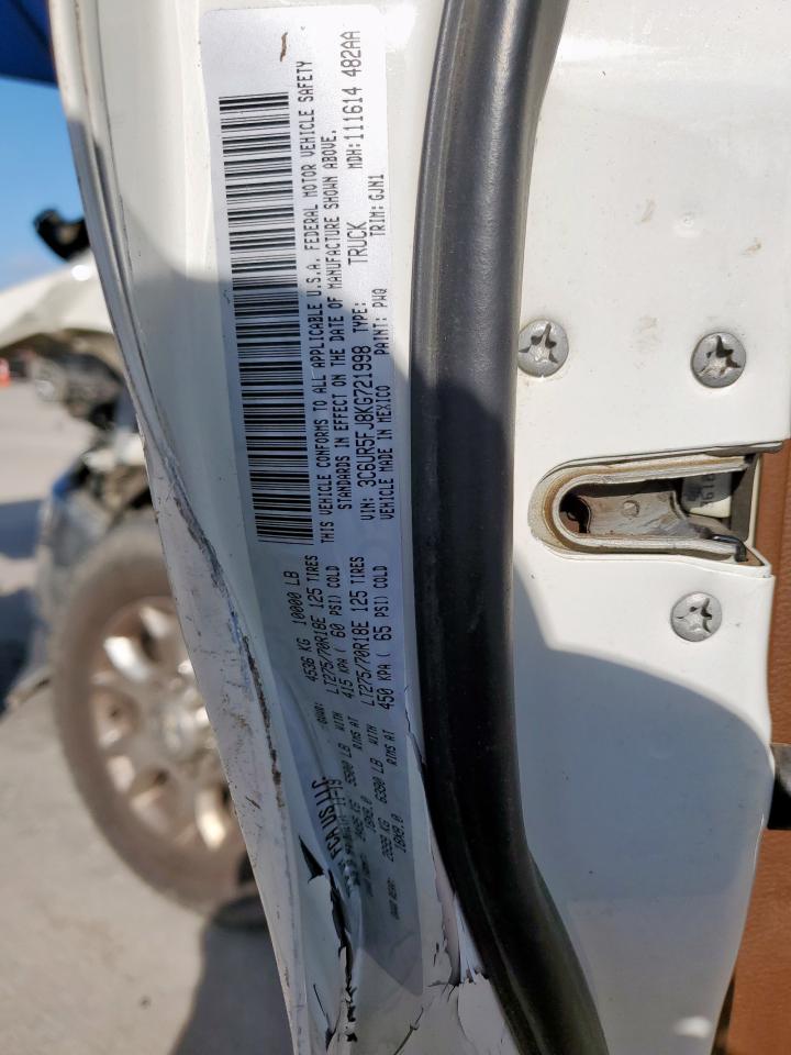 2019 Ram 2500 Laramie VIN: 3C6UR5FJ8KG721998 Lot: 81514565