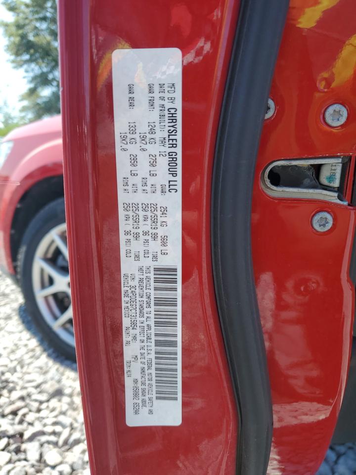 2012 Dodge Journey R/T VIN: 3C4PDDEG7CT315854 Lot: 71853285