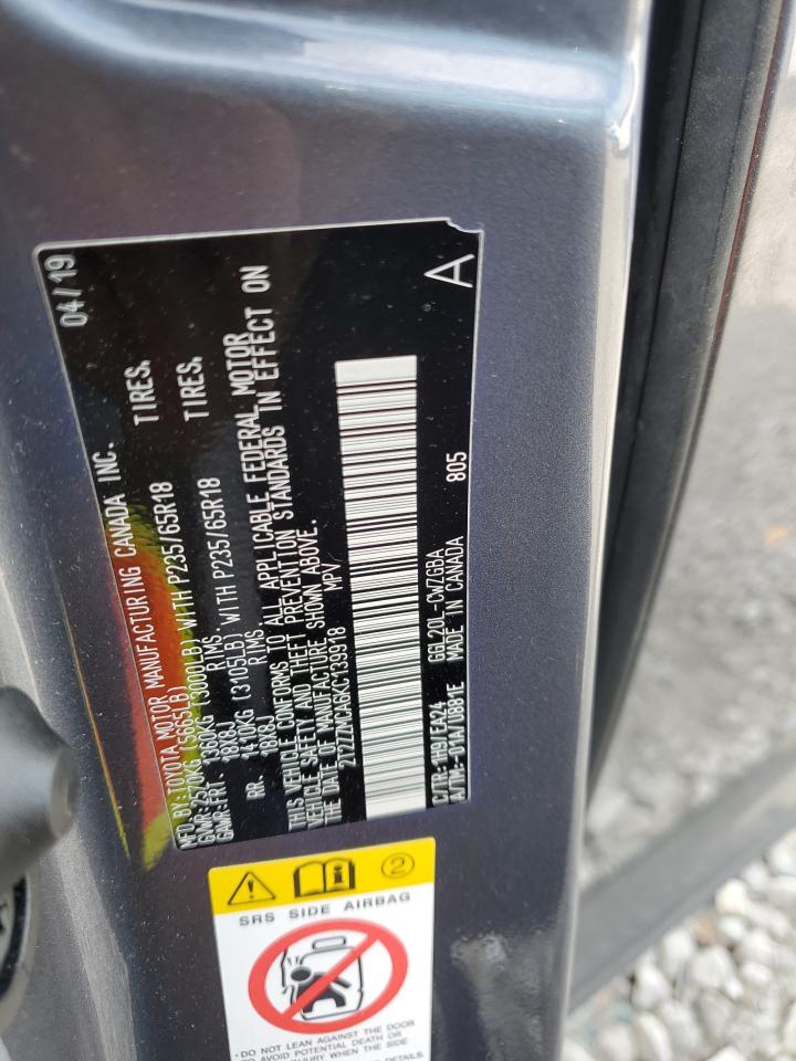 2019 Lexus Rx 350 Base VIN: 2T2ZZMCA6KC139918 Lot: 71847345