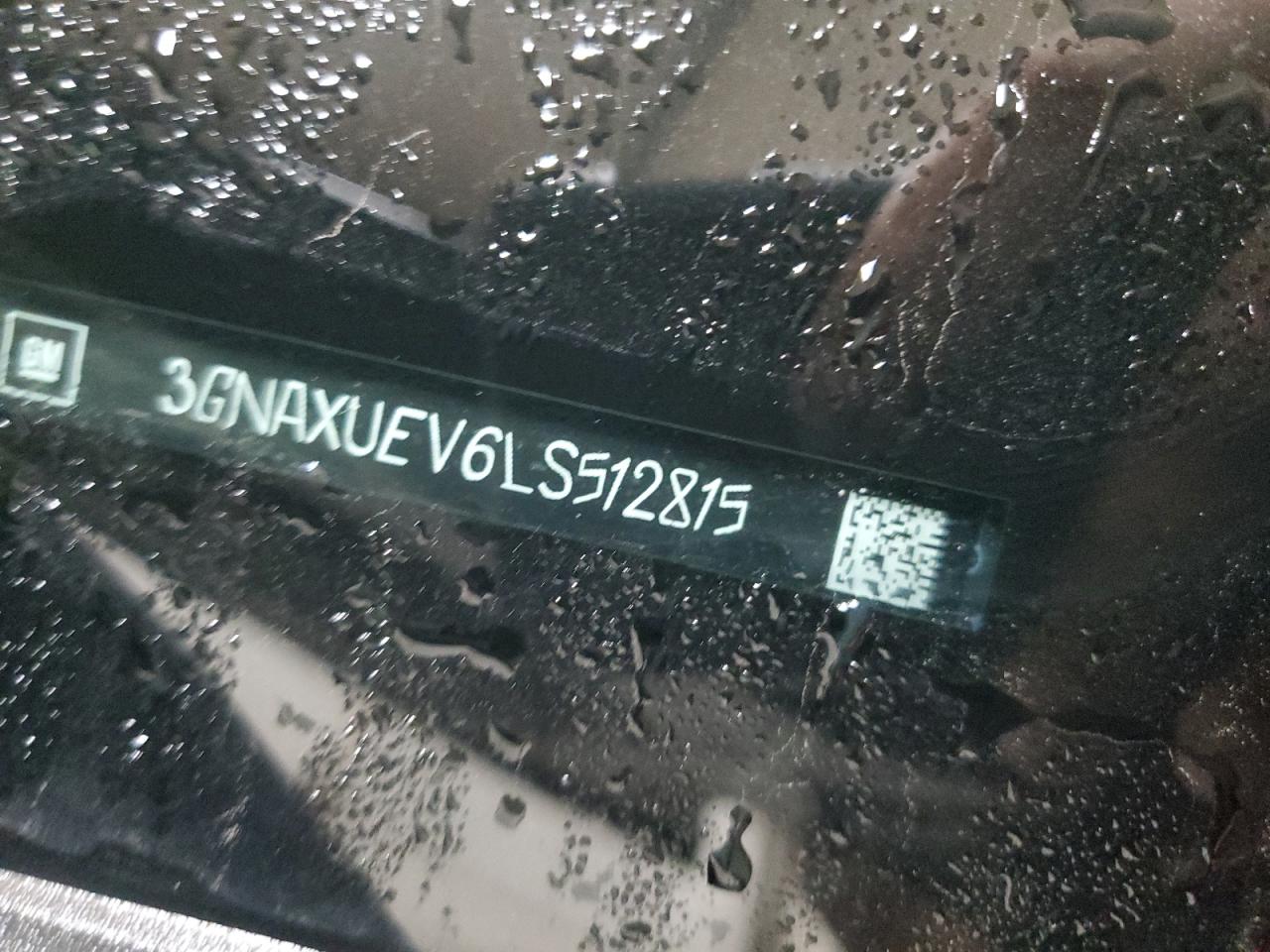 2020 Chevrolet Equinox Lt VIN: 3GNAXUEV6LS512815 Lot: 70530295