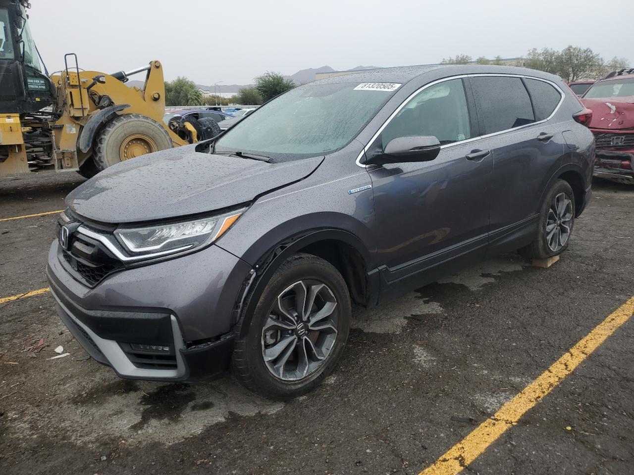 2020 HONDA CRV GRAY VIN: 7FART6H58LE013445