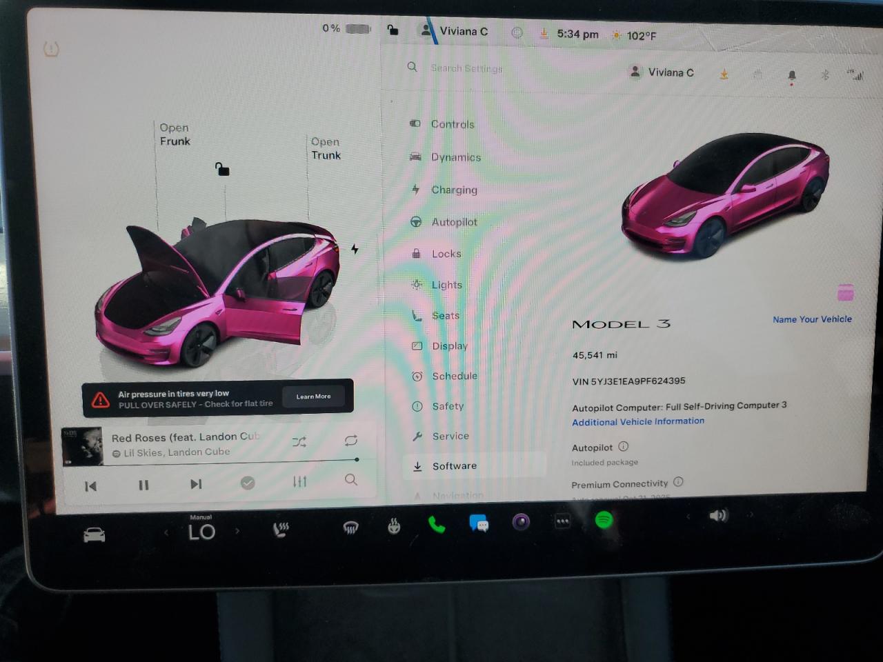 2023 Tesla Model 3 VIN: 5YJ3E1EA9PF624395 Lot: 70829625