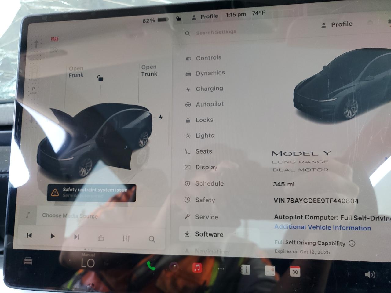 2026 Tesla Model Y VIN: 7SAYGDEE9TF440804 Lot: 82161905