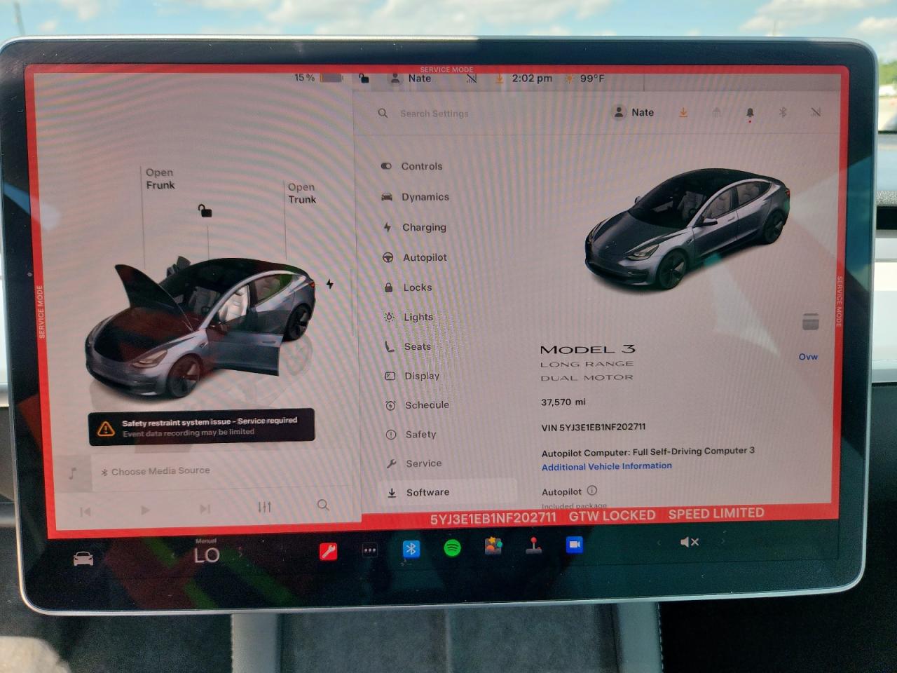 2022 Tesla Model 3 VIN: 5YJ3E1EB1NF202711 Lot: 80894885