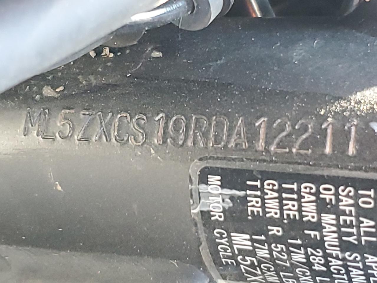 2024 Kawasaki Zx400 S VIN: ML5ZXCS19RDA12211 Lot: 71954585