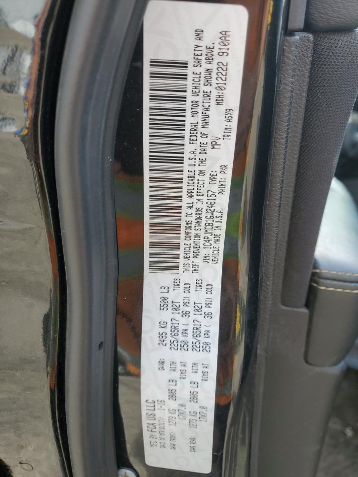 2016 Jeep Cherokee Latitude VIN: 1C4PJMCB1GW246157 Lot: 81599425