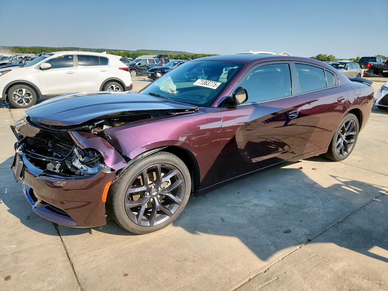 2021 Dodge Charger Sxt purple null flexible 2C3CDXBG3MH519215 photo #1