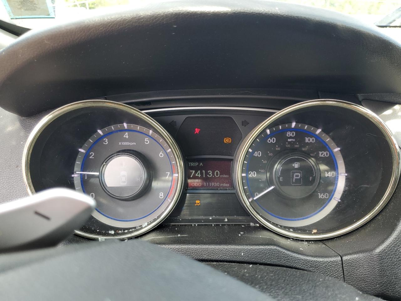 2013 Hyundai Sonata Se VIN: 5NPEC4AC2DH587663 Lot: 80288895